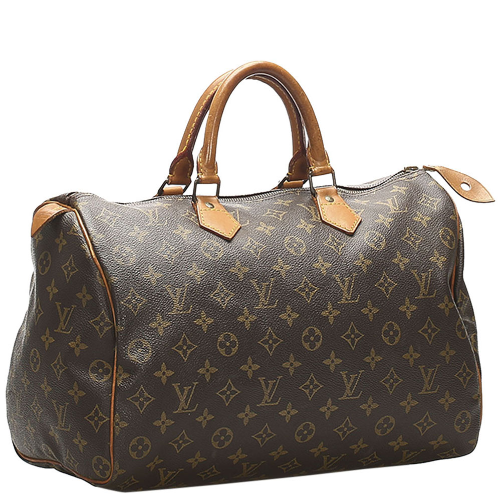 

Louis Vuitton Brown Monogram Canvas Speedy 35 Bag