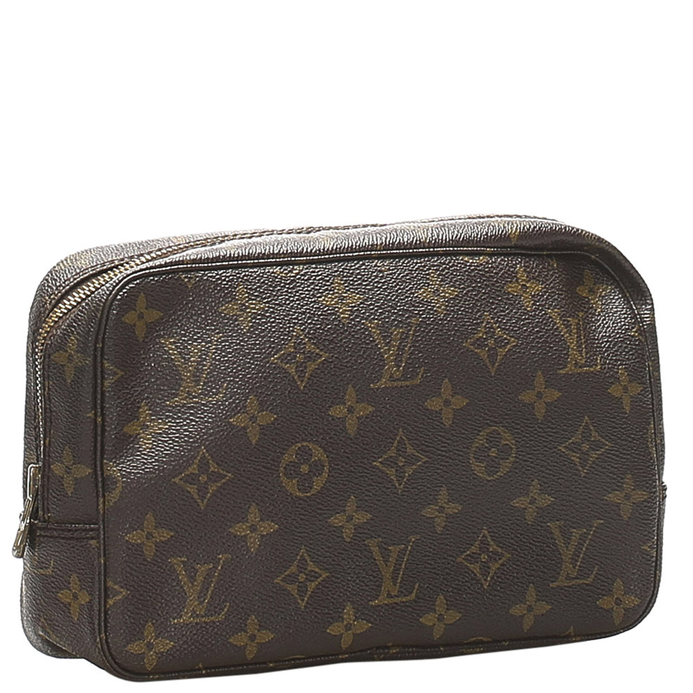 

Louis Vuitton Brown Monogram Canvas Trousse Toilette 28 Clutch