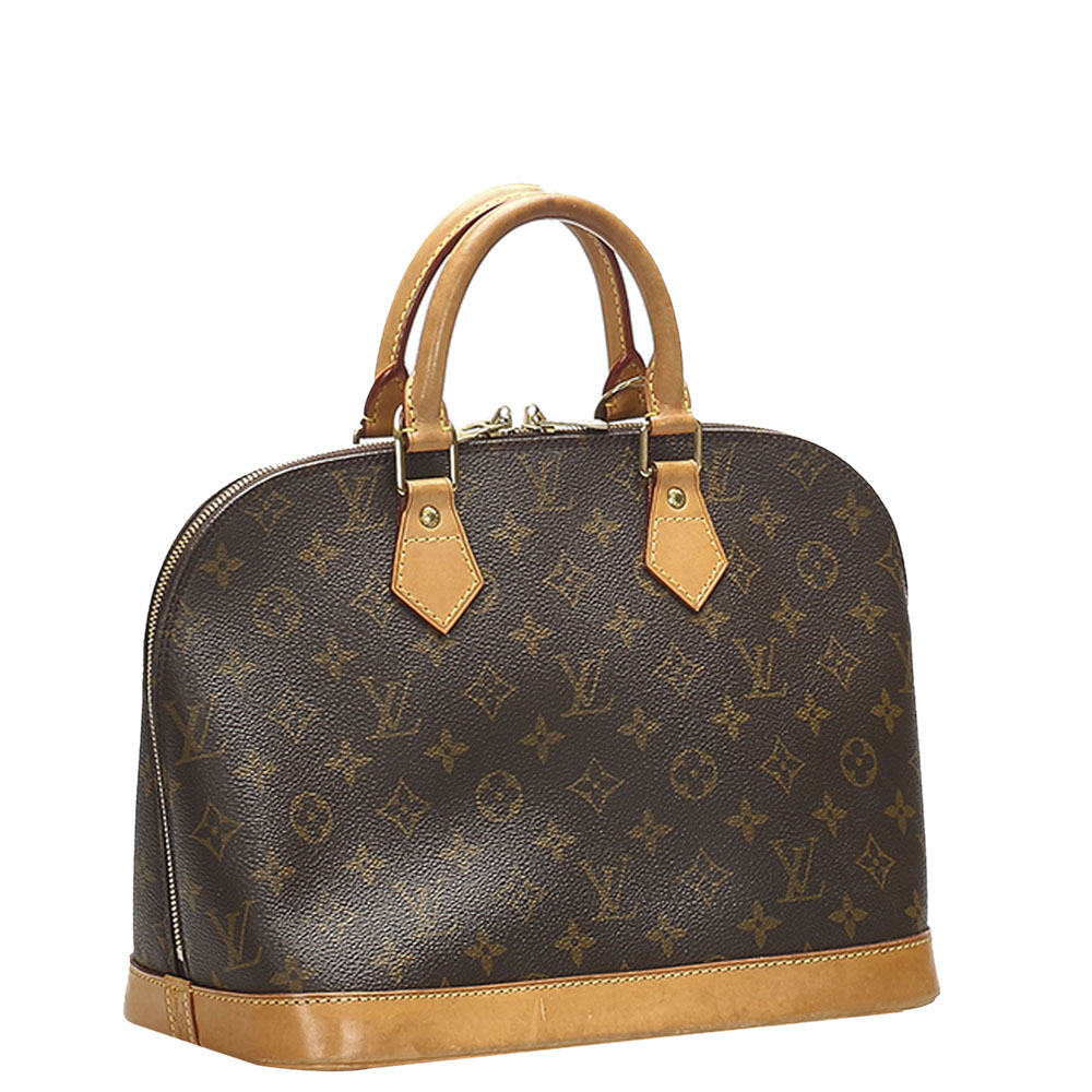 

Louis Vuitton Monogram Canvas Alma PM Bag, Brown