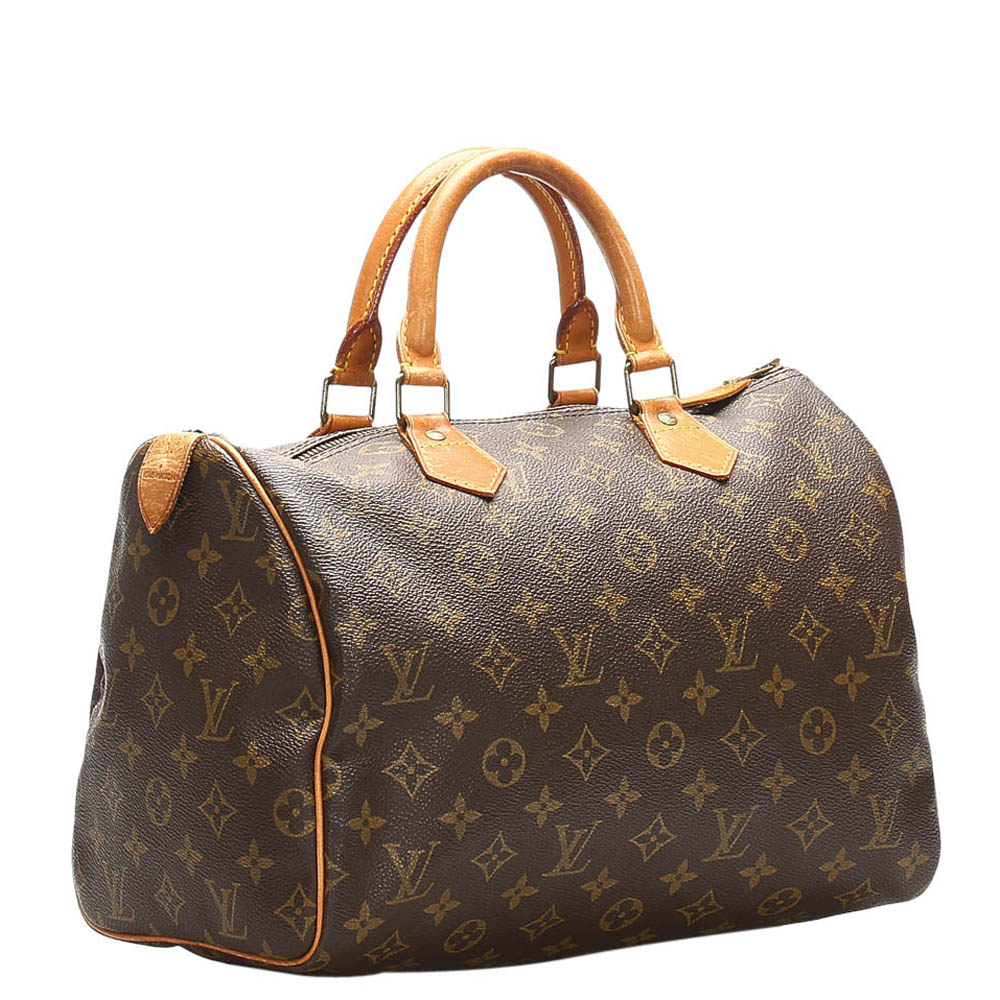 

Louis Vuitton Brown Monogram Canvas Speedy 30 bag