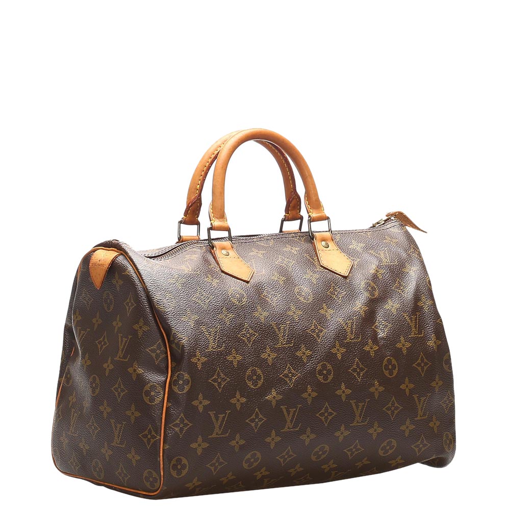 

Louis Vuitton Brown Monogram Canvas Speedy 35 Bag