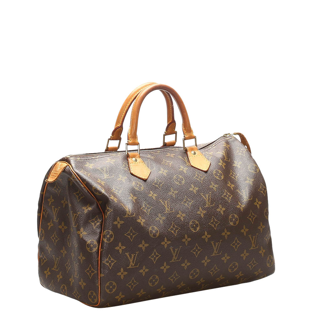 

Louis Vuitton Brown Monogram Canvas Speedy 35 Bag