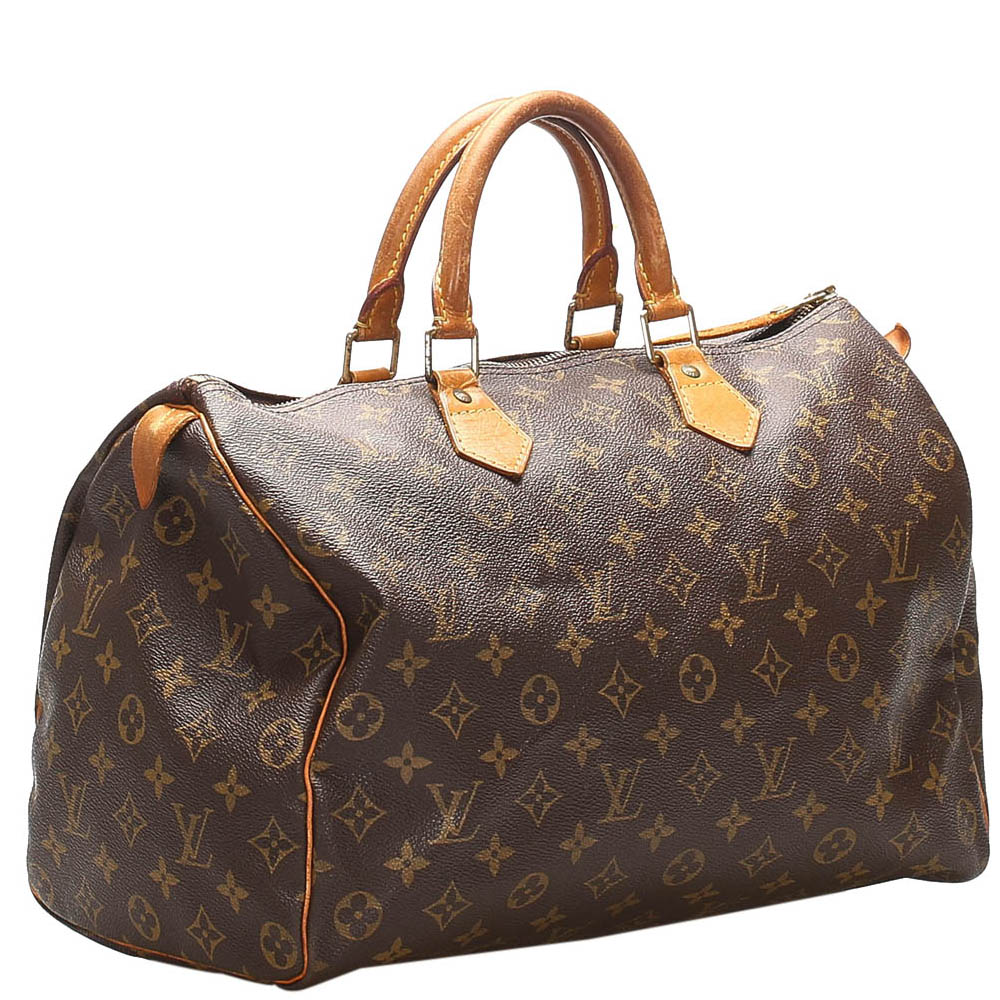 

Louis Vuitton Brown Monogram Canvas Speedy 35 Bag