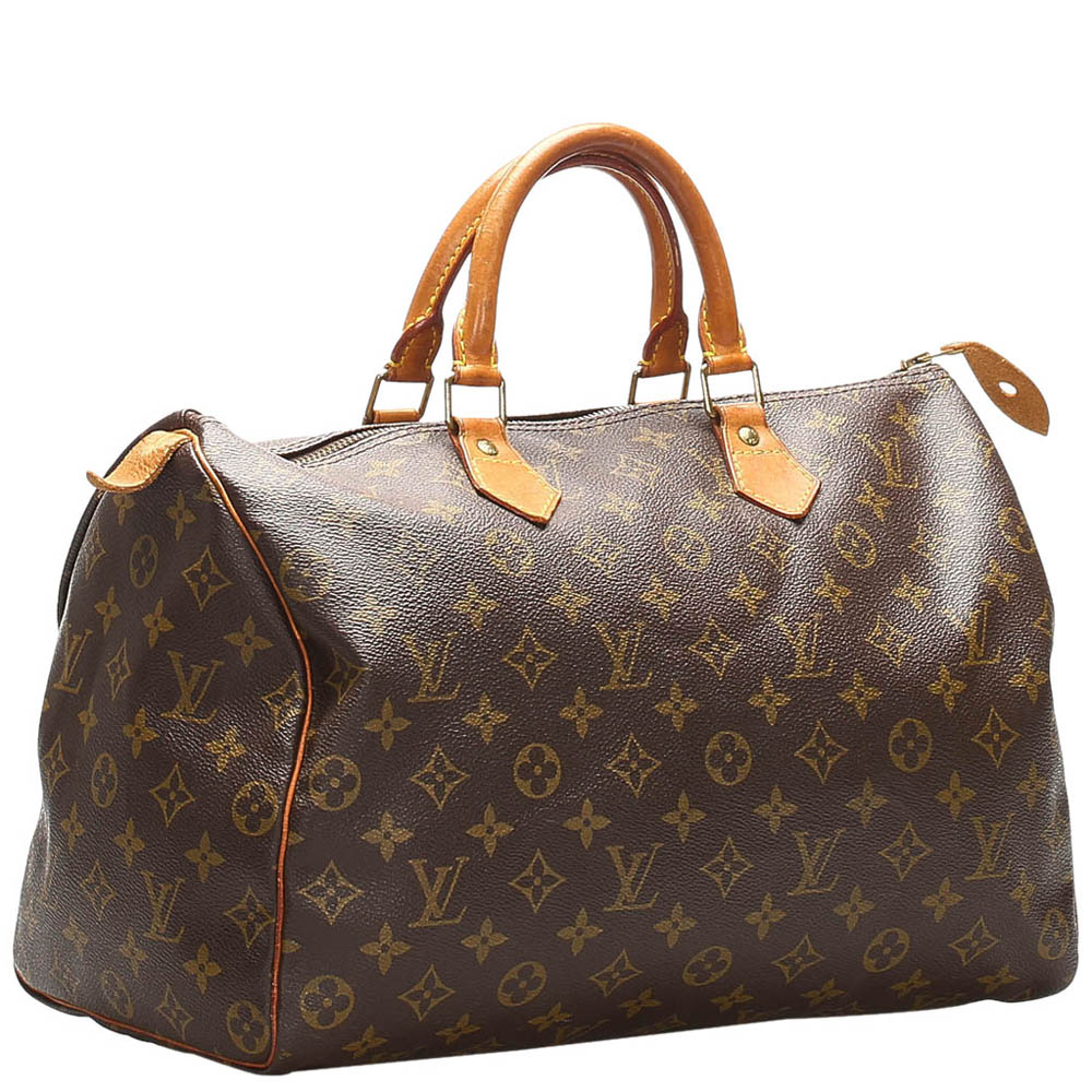 

Louis Vuitton Brown Monogram Canvas Speedy 35 Bag