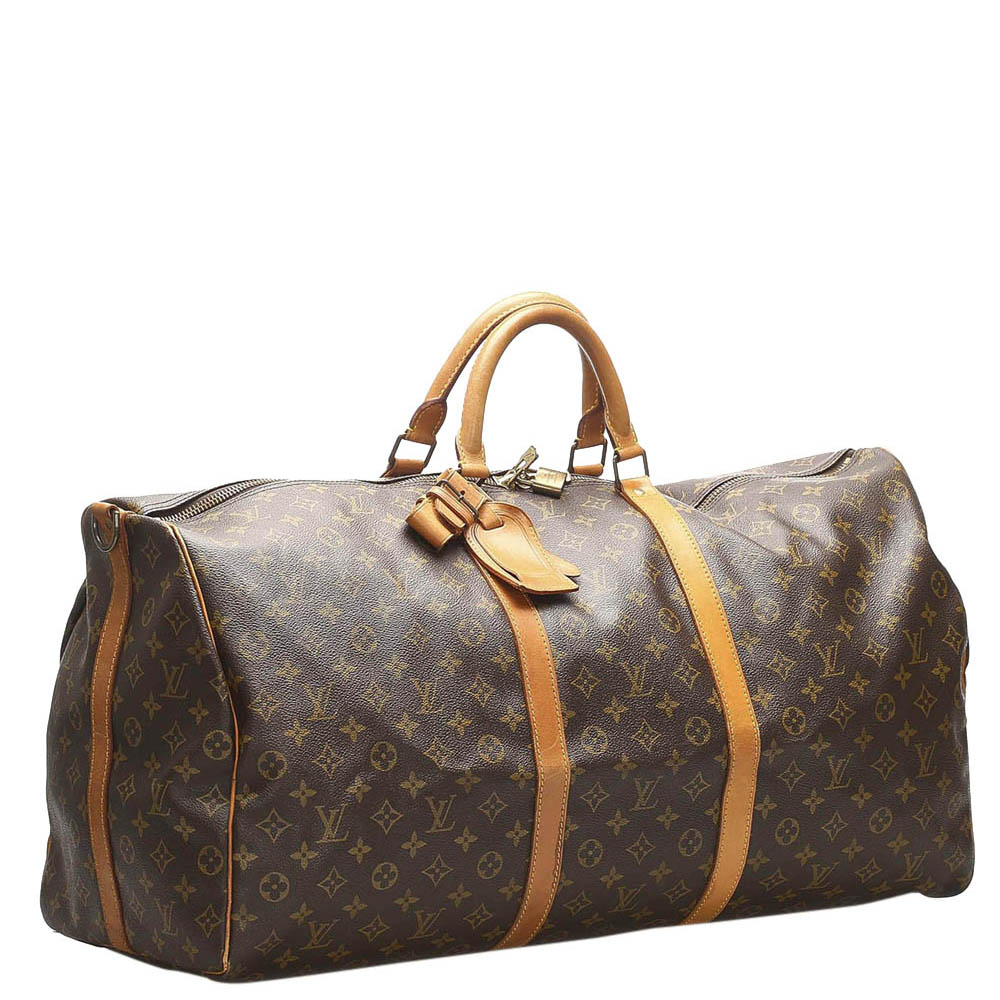 

Louis Vuitton Brown Monogram Canvas Keepall Bandouliere 60 Bag