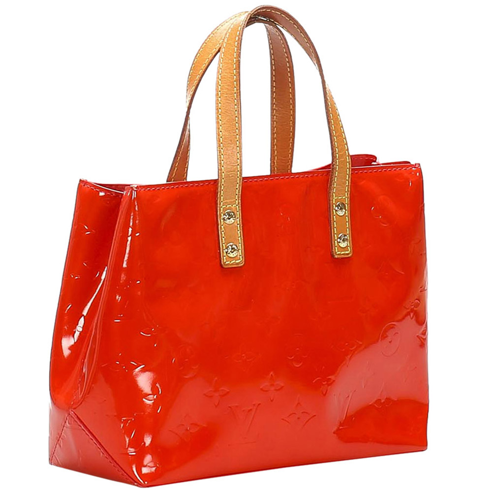 

Louis Vuitton Red Monogram Vernis Reade PM Bag