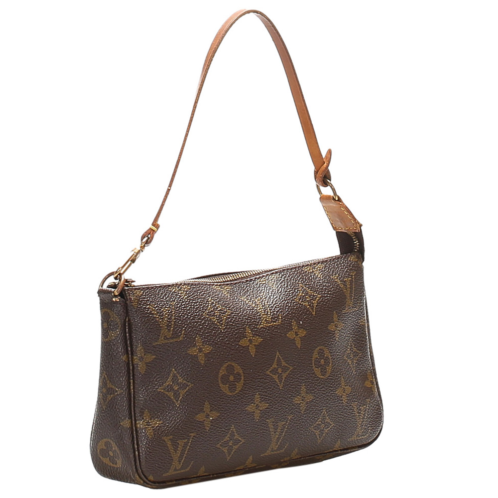 

Louis Vuitton Brown Monogram Canvas Pochette Accessoires Bag