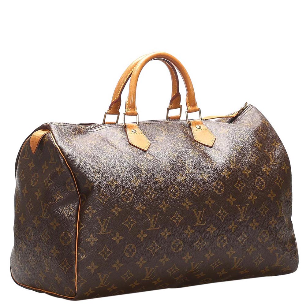 

Louis Vuitton Brown Monogram Canvas Speedy 40 bag