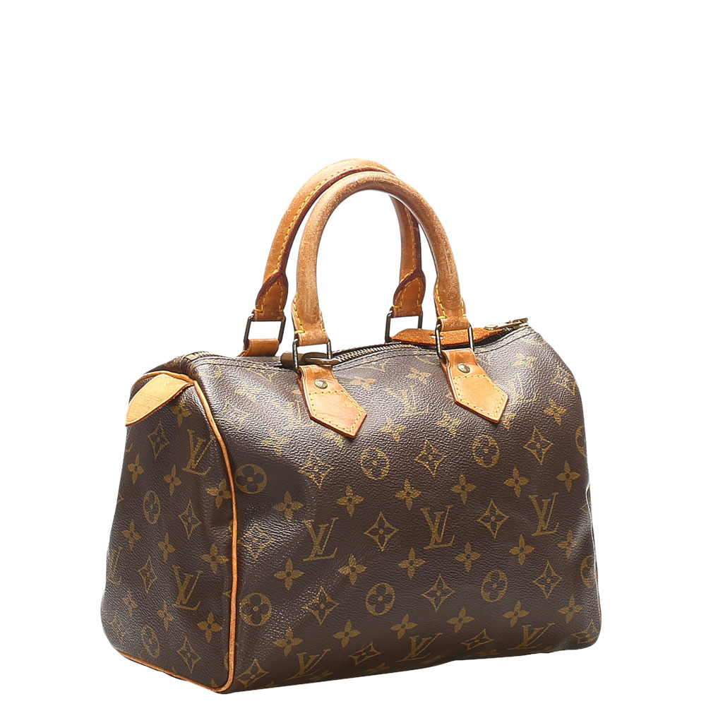 

Louis Vuitton Monogram Canvas Speedy 25 Bag, Brown