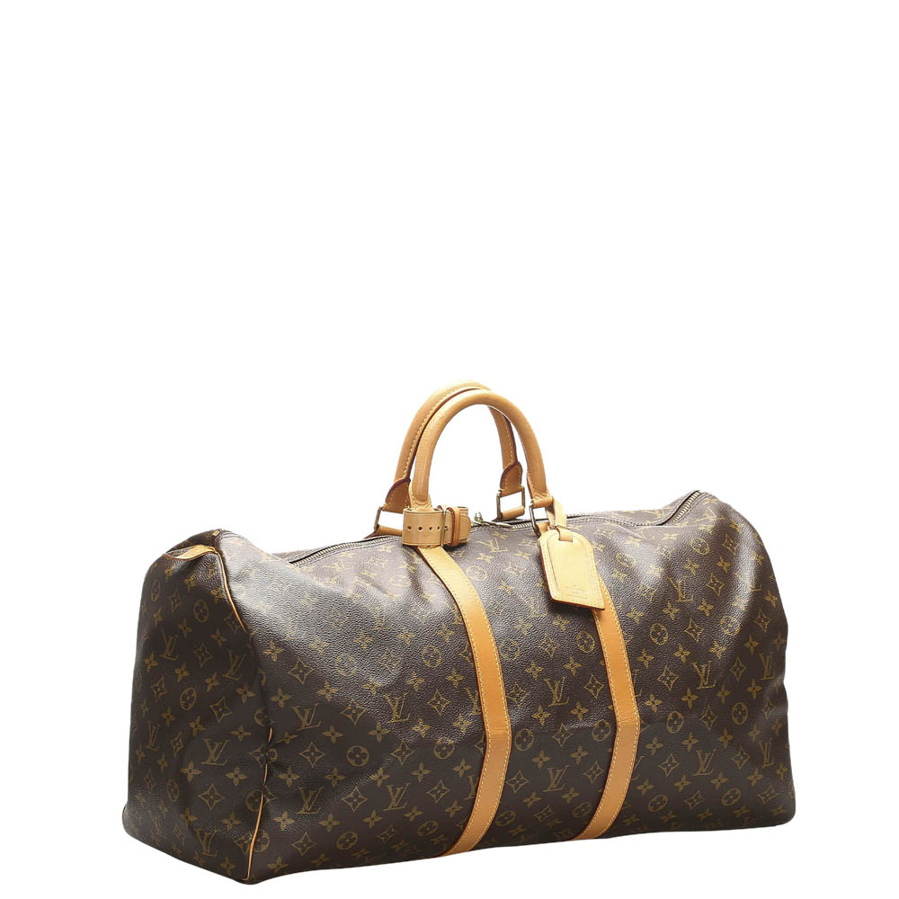 

Louis Vuitton Monogram Canvas Keepall 55 Bag, Brown