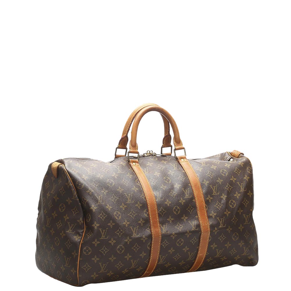 

Louis Vuitton Monogram Canvas Keepall 50 Bag, Brown