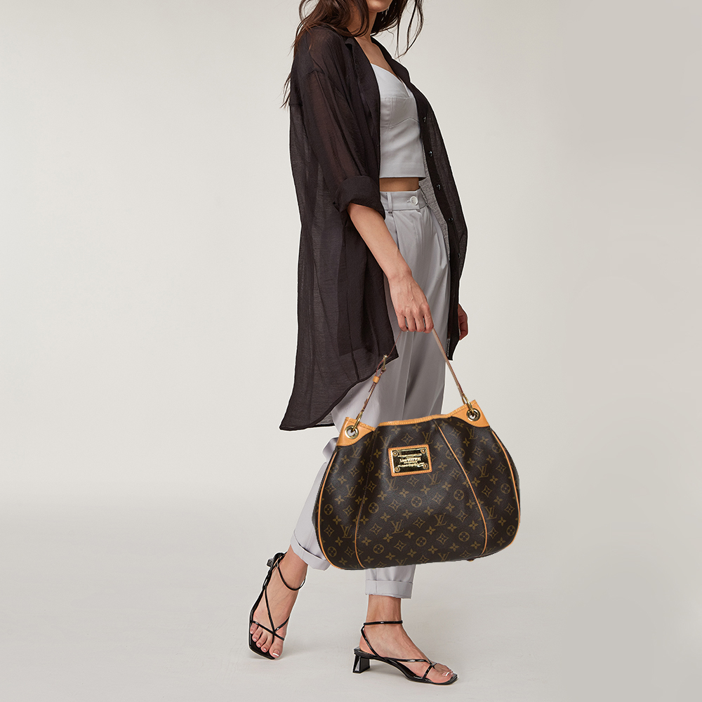 

Louis Vuitton Monogram Canvas Galliera PM Bag, Brown