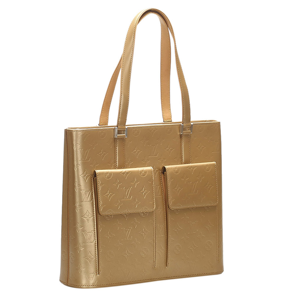 

Louis Vuitton brown Monogram Mat Wilwood Tote