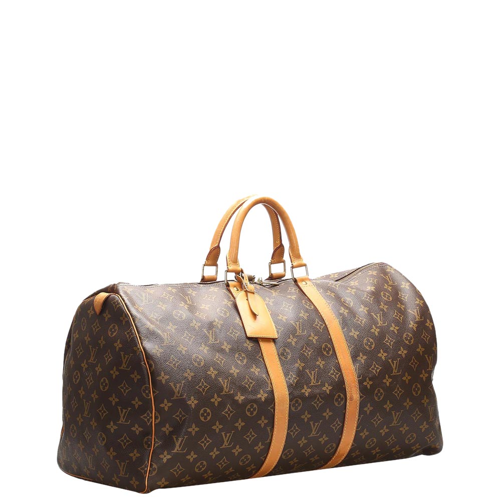 

Louis Vuitton Brown Monogram Canvas Keepall Bandouliere 60 bag