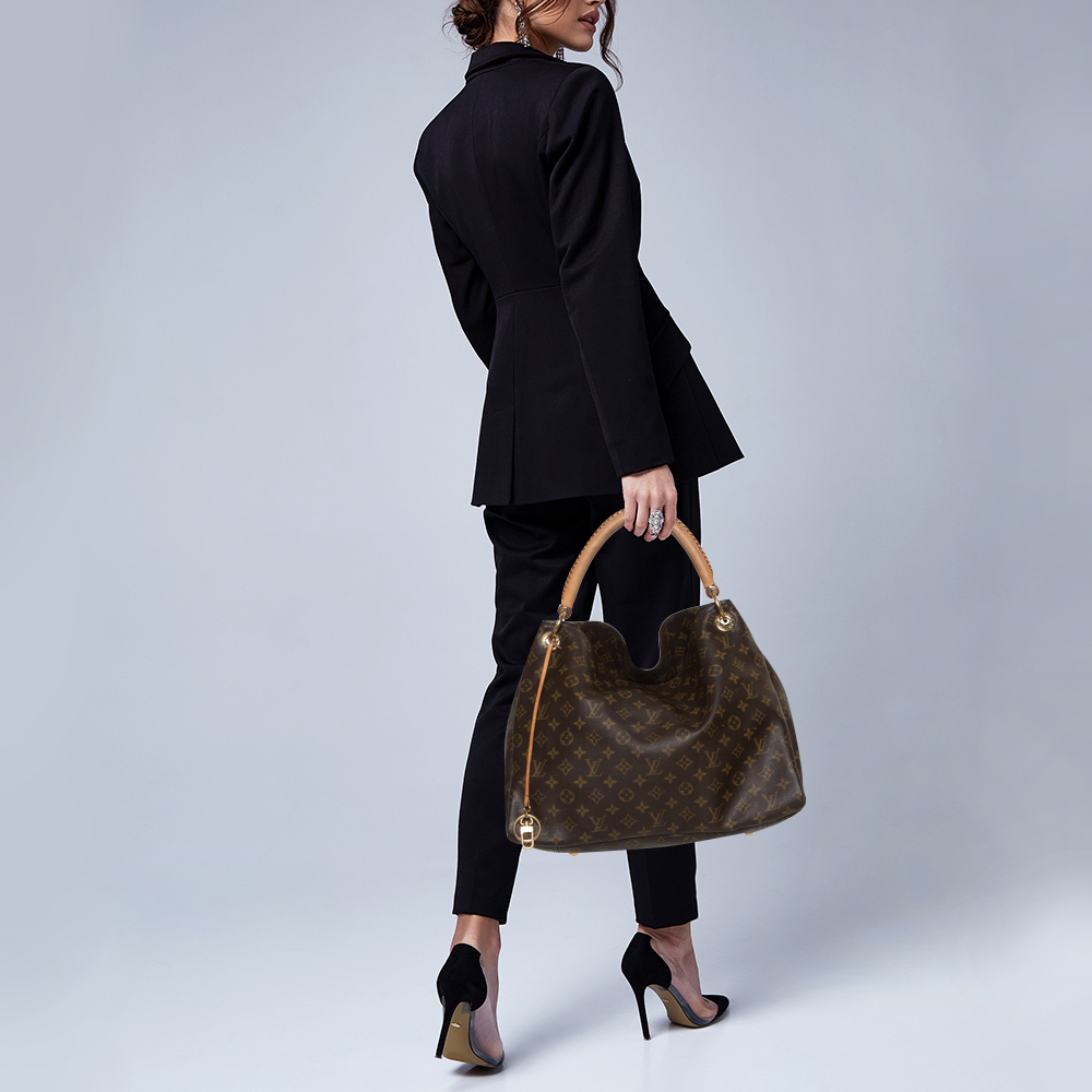 

Louis Vuitton Monogram Canvas Artsy MM Bag, Brown