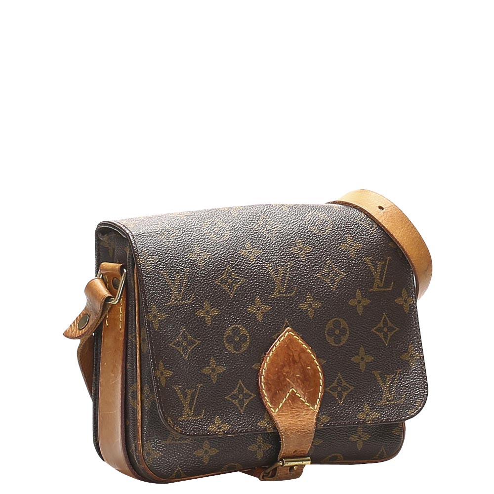 

Louis Vuitton Monogram Canvas Cartouchiere MM bag, Brown