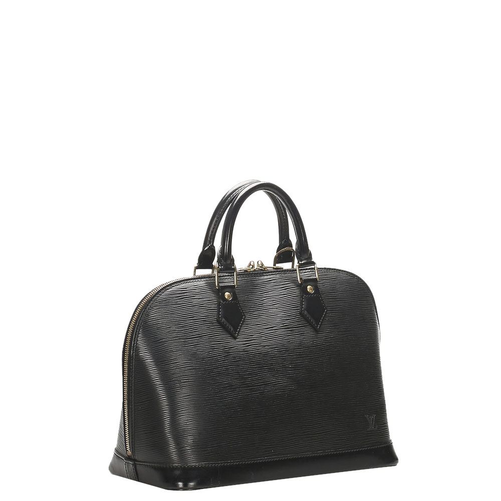 

Louis Vuitton Black Epi Leather Alma PM bag