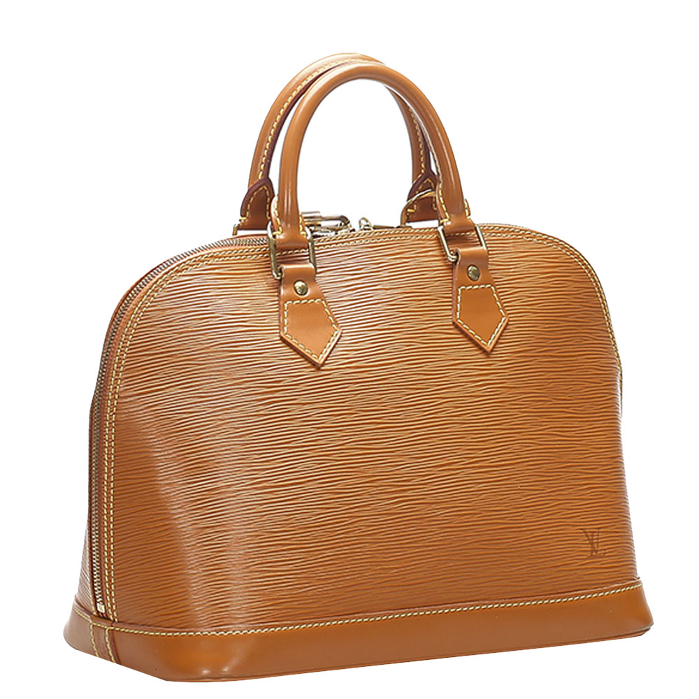 

Louis Vuitton Brown Epi Leather Alma PM Bag