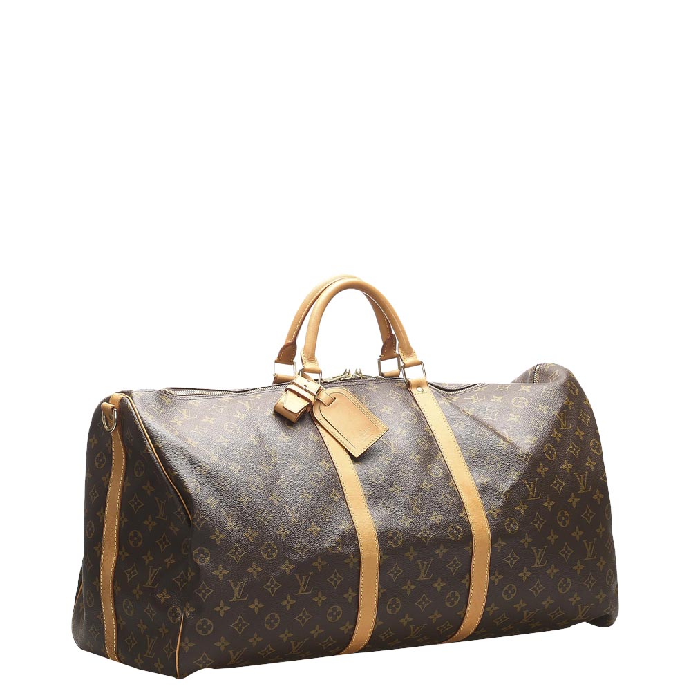 

Louis Vuitton Monogram Canvas Keepall 60 Bag, Brown