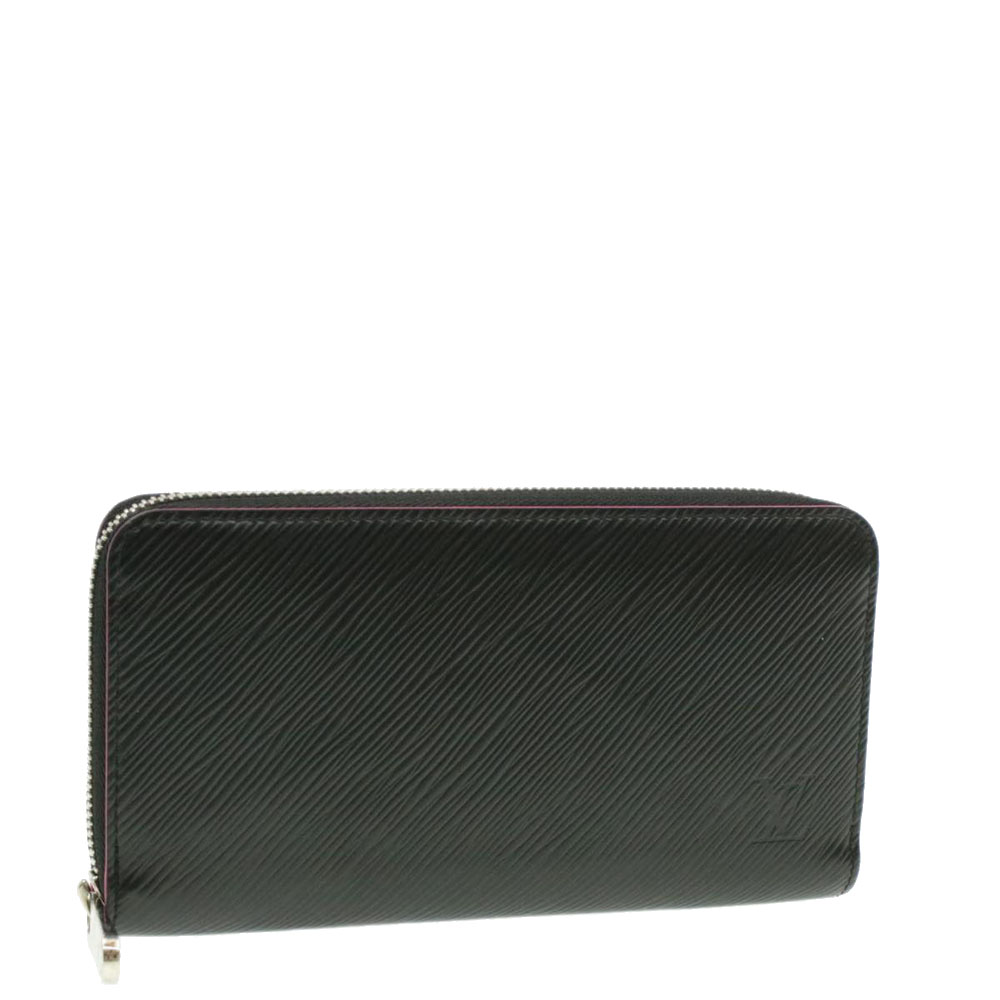 

Louis Vuitton Black Epi Leather Zippy Wallet