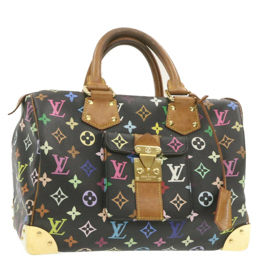 

Louis Vuitton Black/Multicolor Vintage Multicolore Monogram Speedy 30 Bag