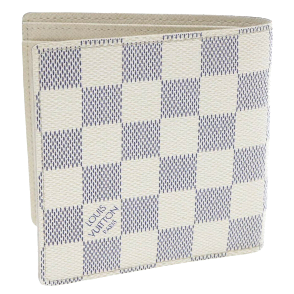 

Louis Vuitton Damier Azur Canvas Marco Wallet, Blue