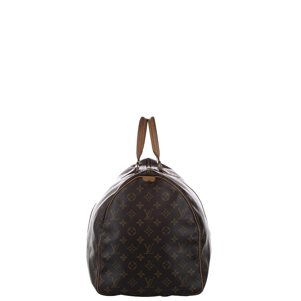 

Louis Vuitton Monogram Canvas Keepall Bandouliere 55 Bag, Brown