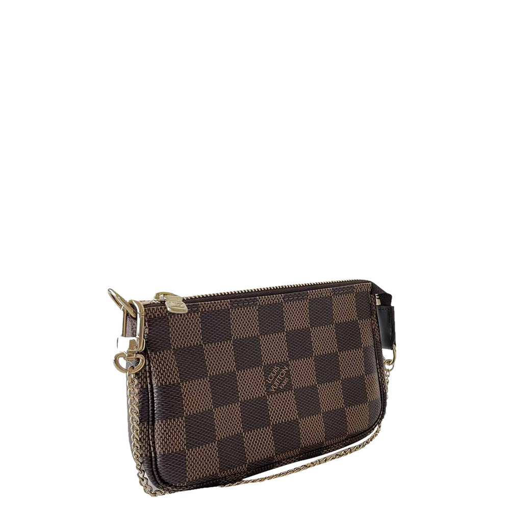 

Louis Vuitton Brown Damier Ebene Pochette Accessoires Bag