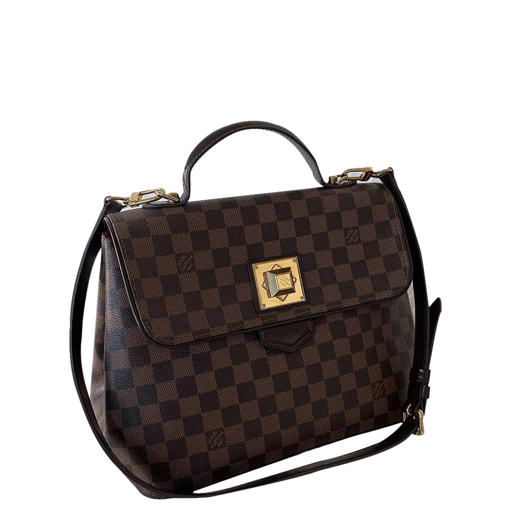 

Louis Vuitton Brown Damier Ebene Canvas Bergamo MM Bag