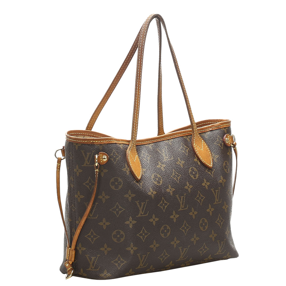 

Louis Vuitton Monogram Canvas Neverfull PM Bag, Brown