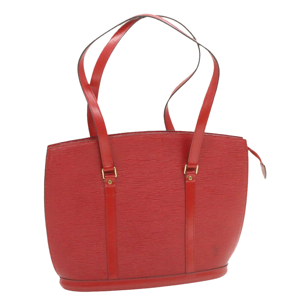 

Louis Vuiiton Red Epi Leather Tote Bag