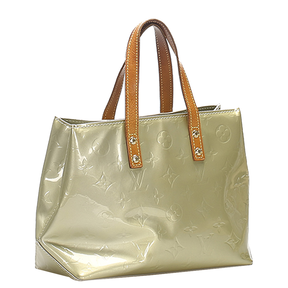 

Louis Vuitton Gold Monogram Vernis Reade PM Bag, Brown