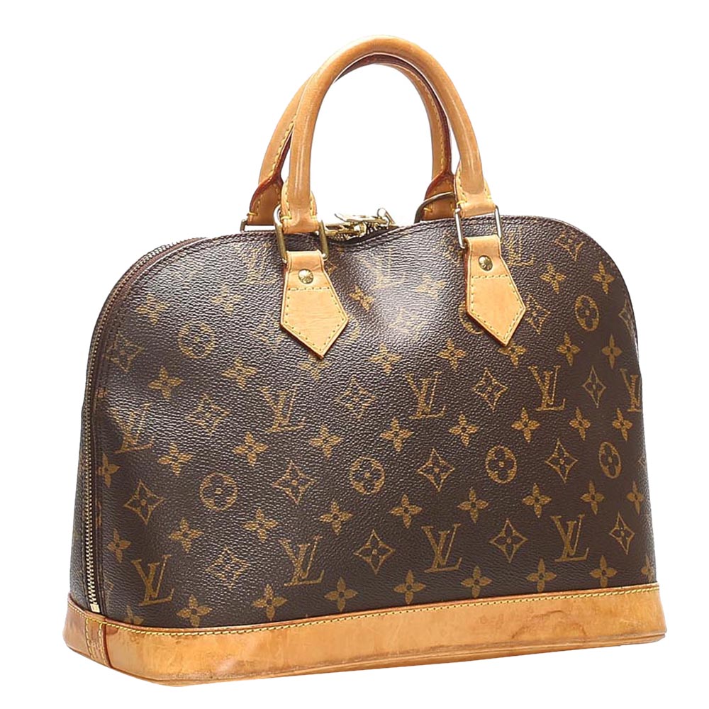 

Louis Vuitton Monogram Canvas Alma PM Bag, Brown