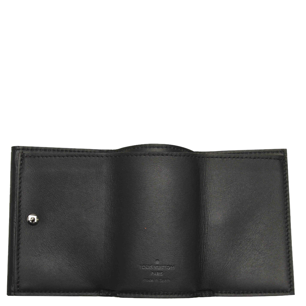 

Louis Vuitton Black Monogram Shadow Discovery Compact Wallet