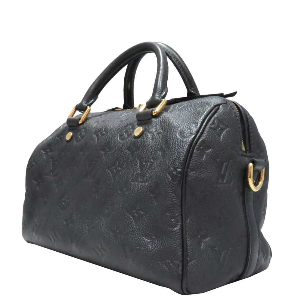 

Louis Vuitton Black Empreinte Leather Speedy Bandoulière 25 Bag