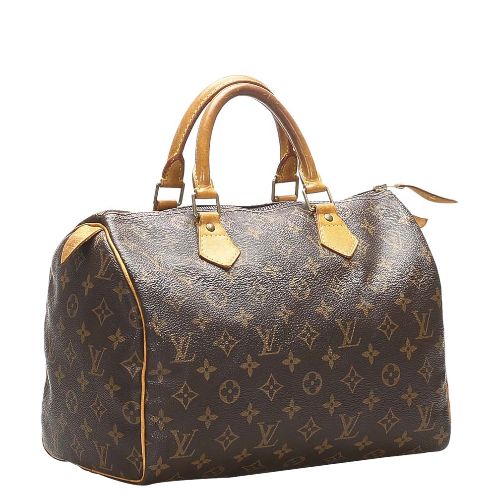 

Louis Vuitton Monogram Canvas Speedy 30 Bag, Brown