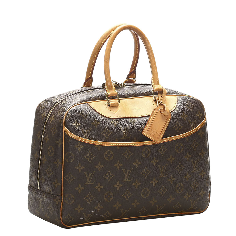 

Louis Vuitton Monogram Canvas Deauville Bag, Brown