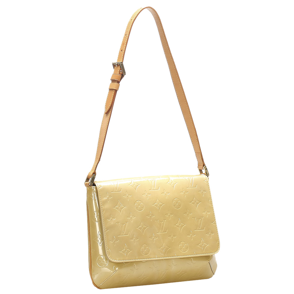 

Louis Vuitton Beige Monogram Vernis Thompson Street bag, Cream