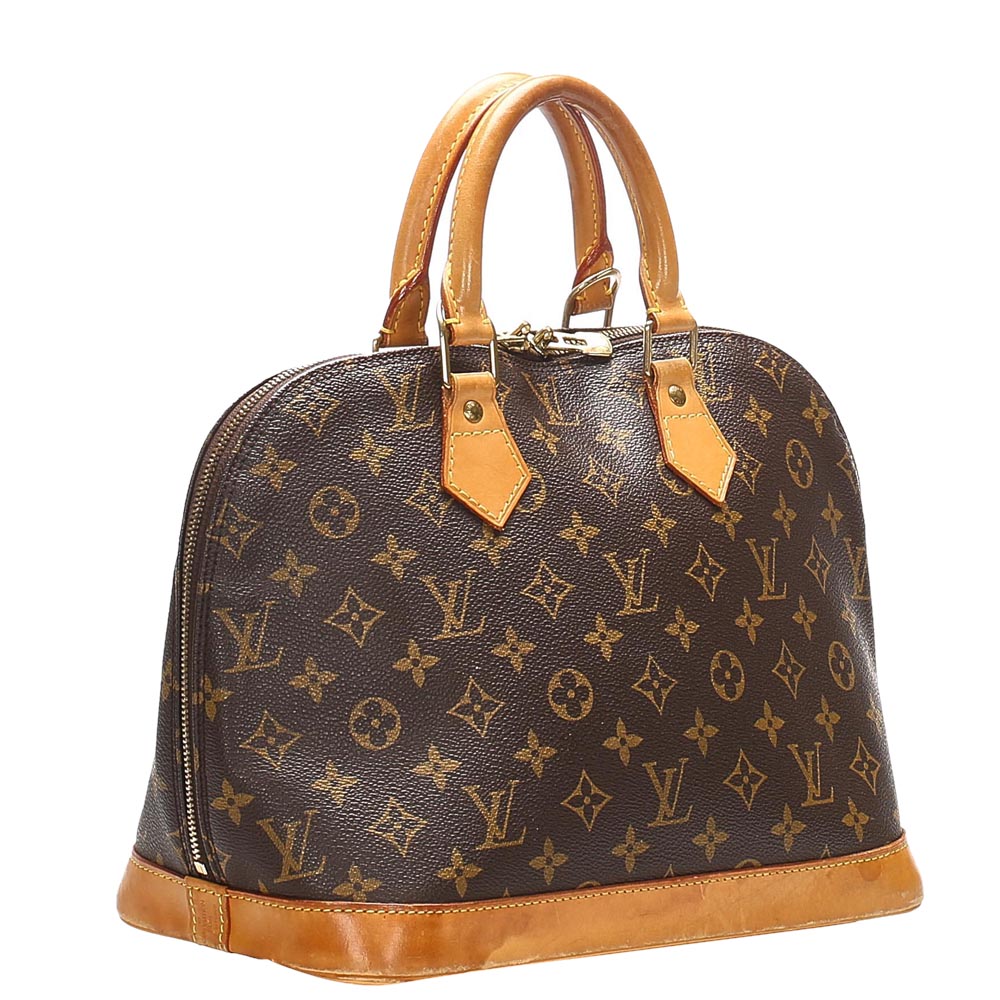 

Louis Vuitton Monogram Canvas Alma PM Bag, Brown