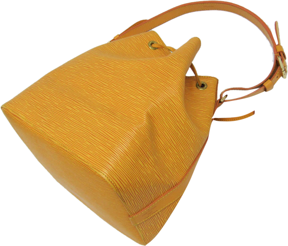 

Louis Vuitton Yellow Leather Epi Petit Noe Shoulder Bag