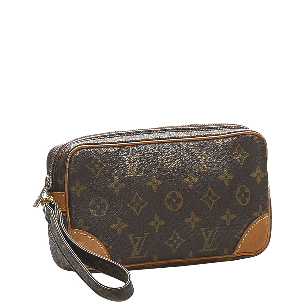 

Louis Vuitton Monogram Canvas Marly Dragonne PM Bag, Brown