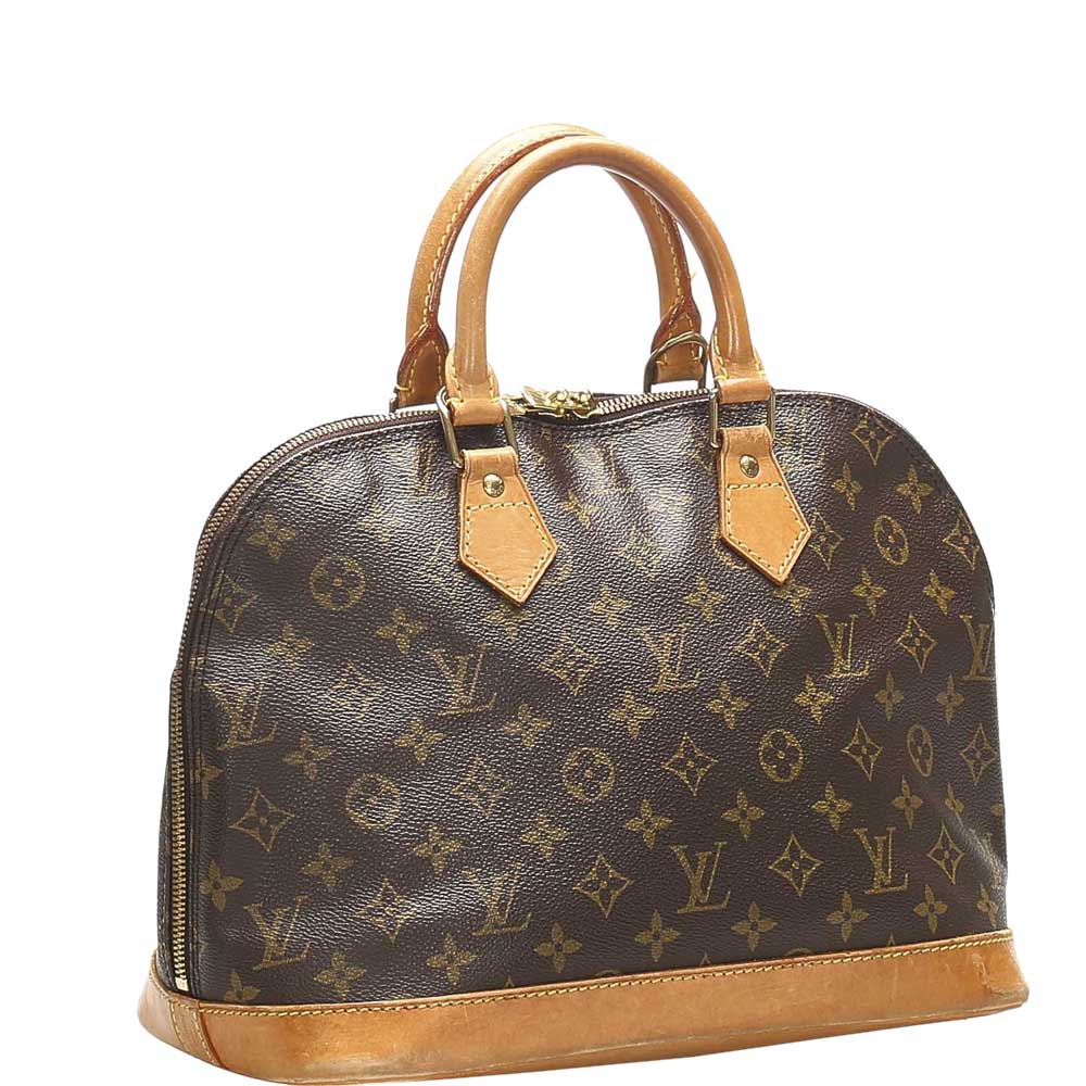 

Louis Vuitton Monogram Canvas Alma PM Bag, Brown