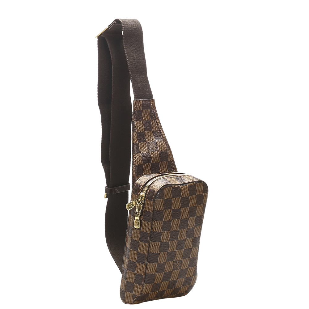 

Louis Vuitton Brown Damier Ebene Canvas Geronimos Bag
