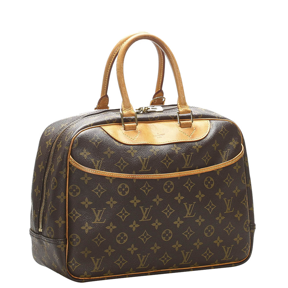 

Louis Vuitton Brown Monogram Canvas Deauville Bag