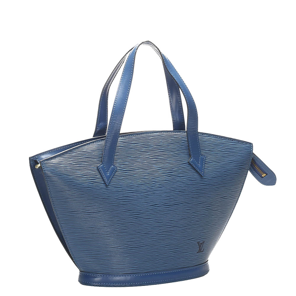 

Louis Vuitton Blue Epi Leather Saint Jacques PM Short Strap Bag