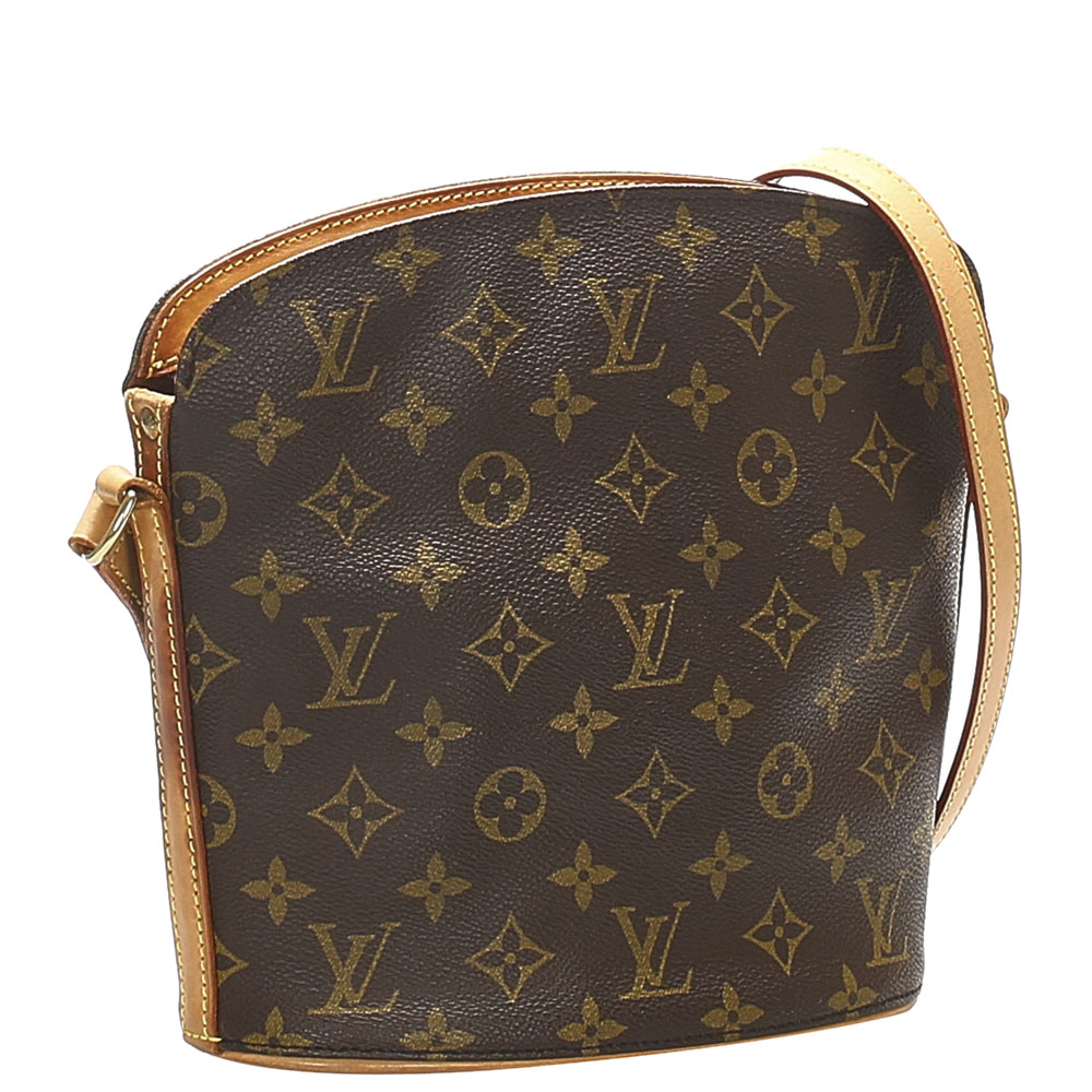 

Louis Vuitton Monogram Canvas Drouot Bag, Brown