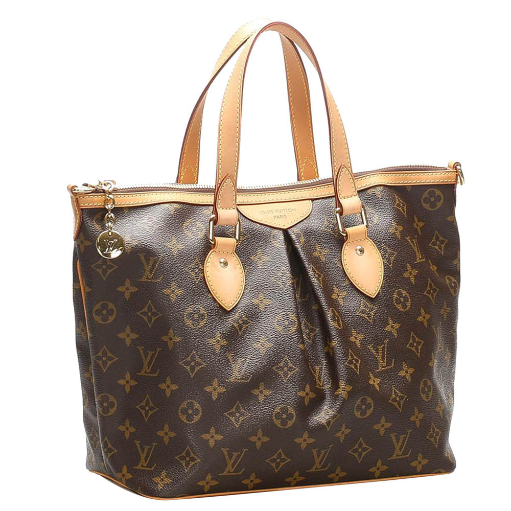 

Louis Vuitton Monogram Canvas Palermo PM Bag, Brown