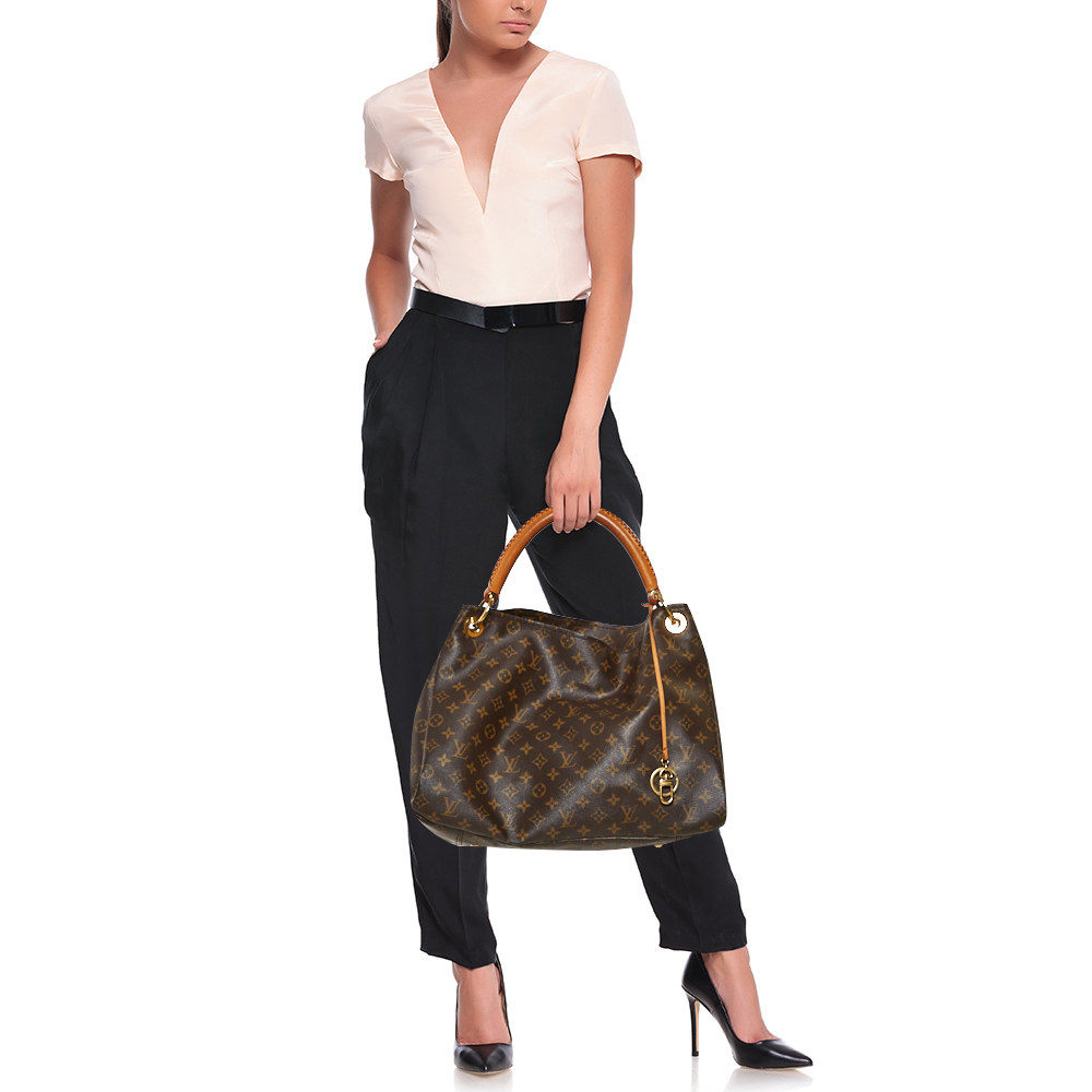 

Louis Vuitton Monogram Canvas Artsy MM Bag, Brown
