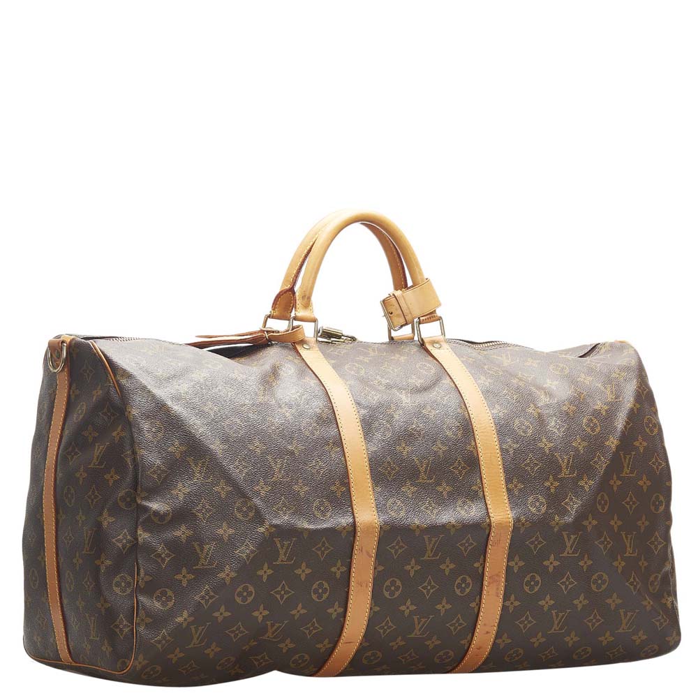 

Louis Vuitton Monogram Canvas Keepall Bandouliere 60 bag, Brown