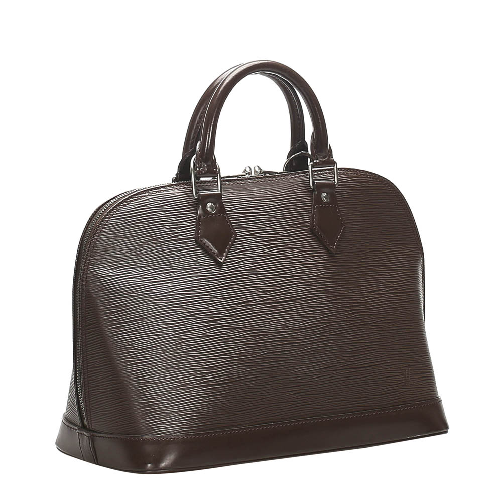 

Louis Vuitton Brown Epi Leather Alma PM Bag